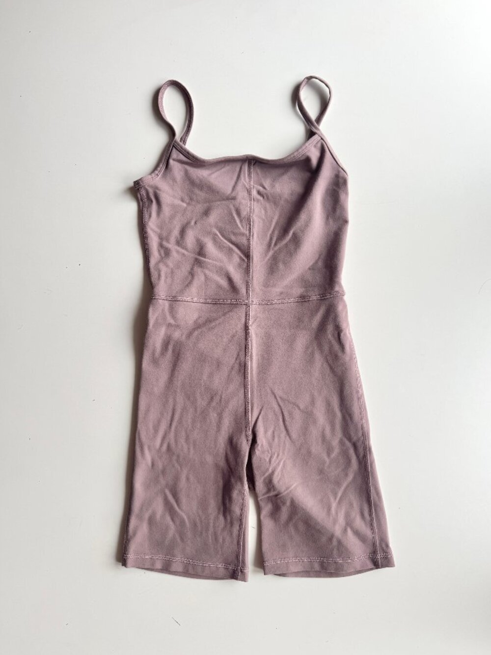 Aritzia WILFRED FREE Divinity Freestyle Life Taupe Jersey 7" Romper, Size XS